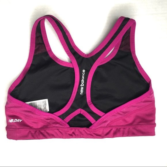 Deep pink Sports Bra - New Balance - mint condition - Picture 4 of 8